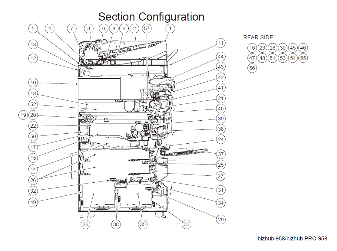 Konica-Minolta bizhub 958 Parts Manual-4 Konica-Minolta bizhub 958 Parts Manual-4